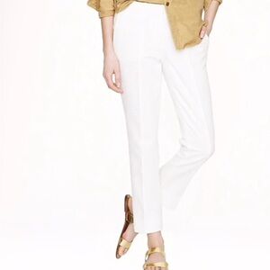 J Crew Campbell White Pants 10